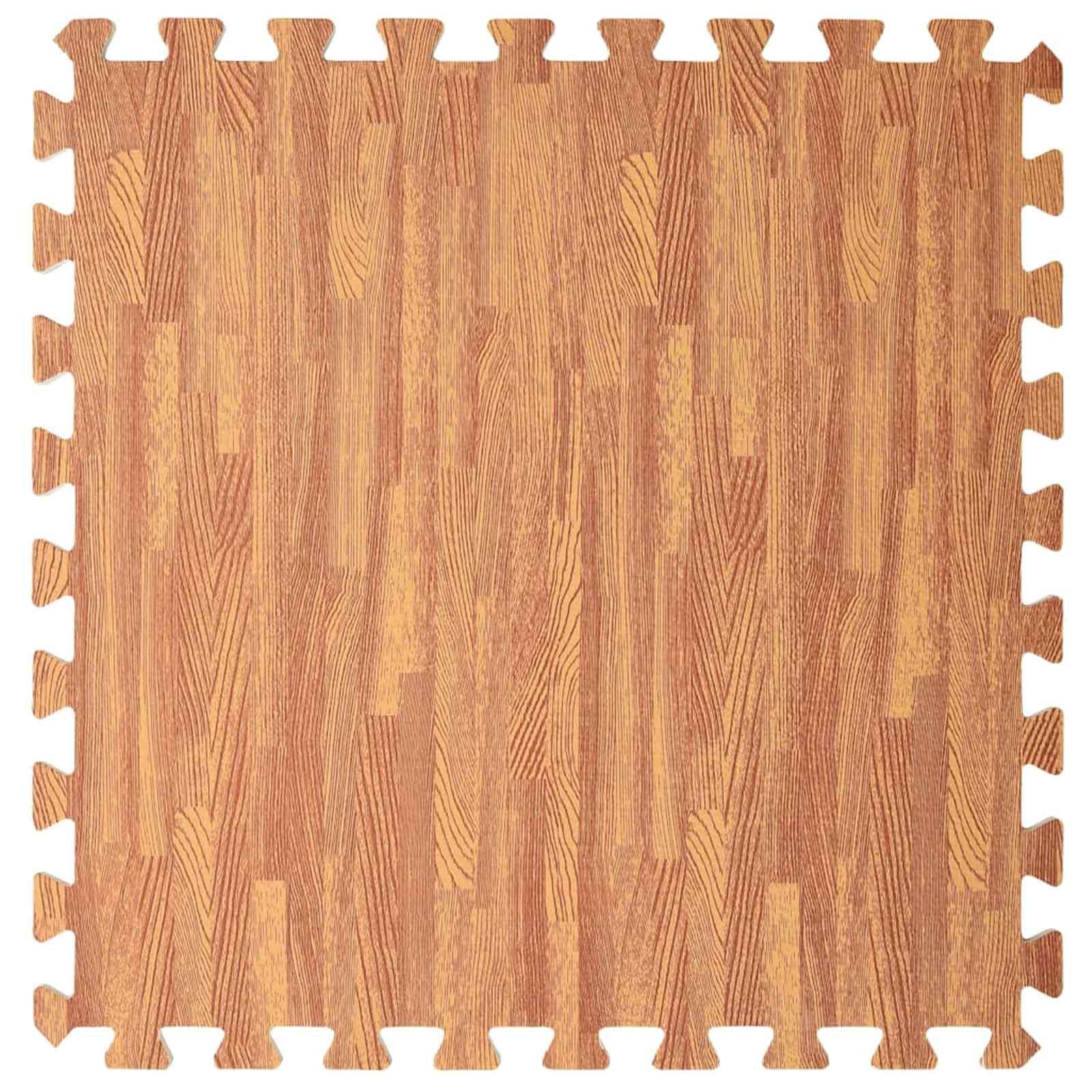 Pool Bodenteppich 6 pcs Holz 4,32 ㎡ EVA-Schaum