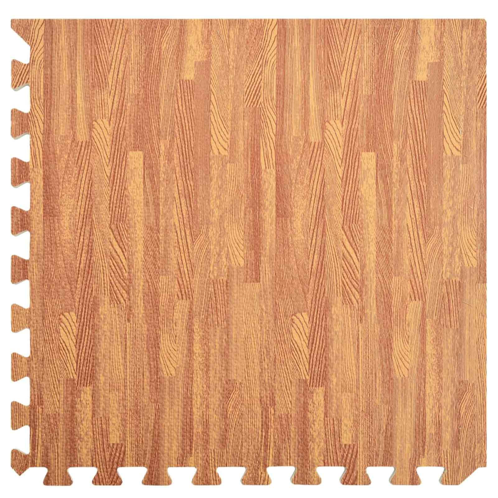 Pool Bodenteppich 6 pcs Holz 4,32 ㎡ EVA-Schaum