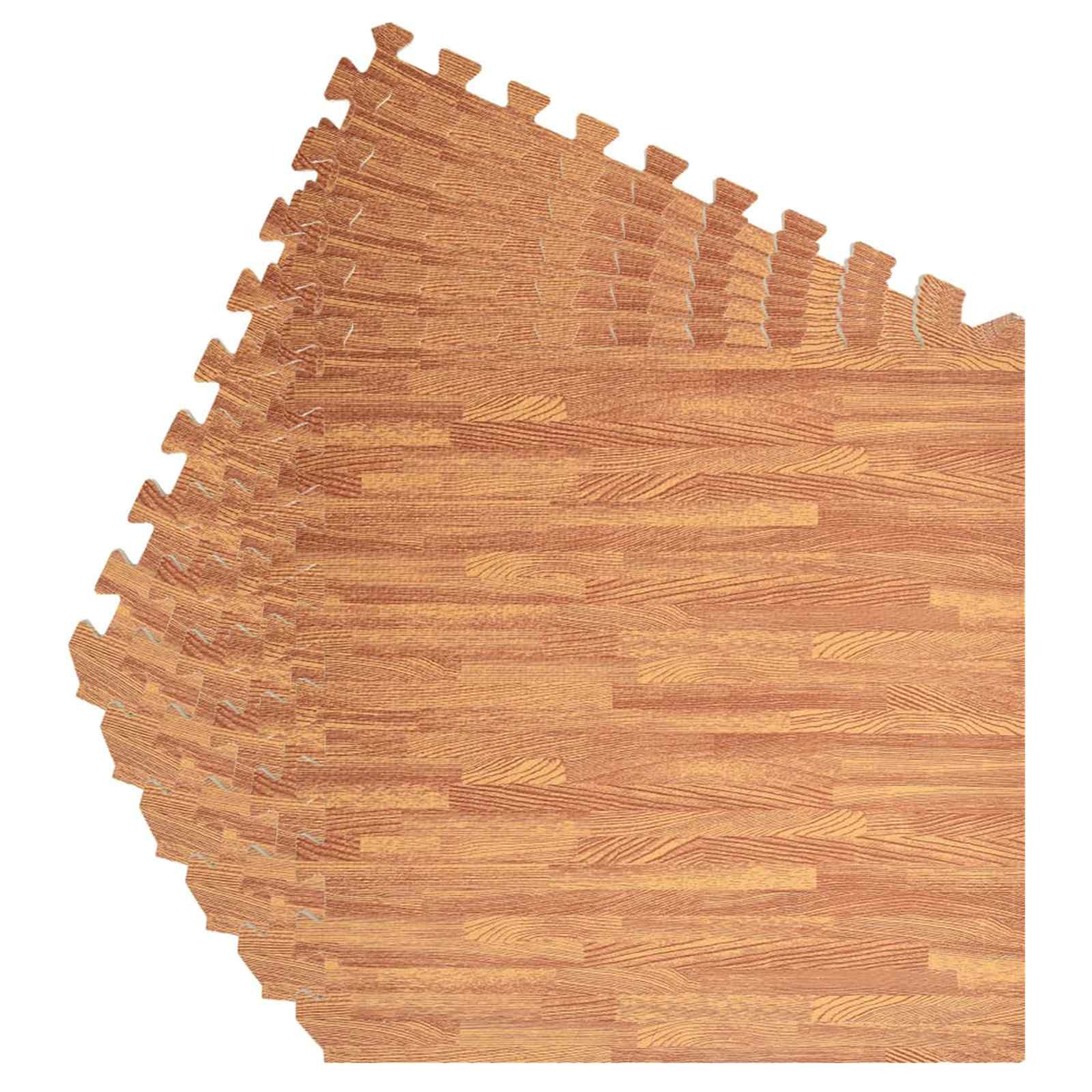 Pool Bodenteppich 6 pcs Holz 4,32 ㎡ EVA-Schaum