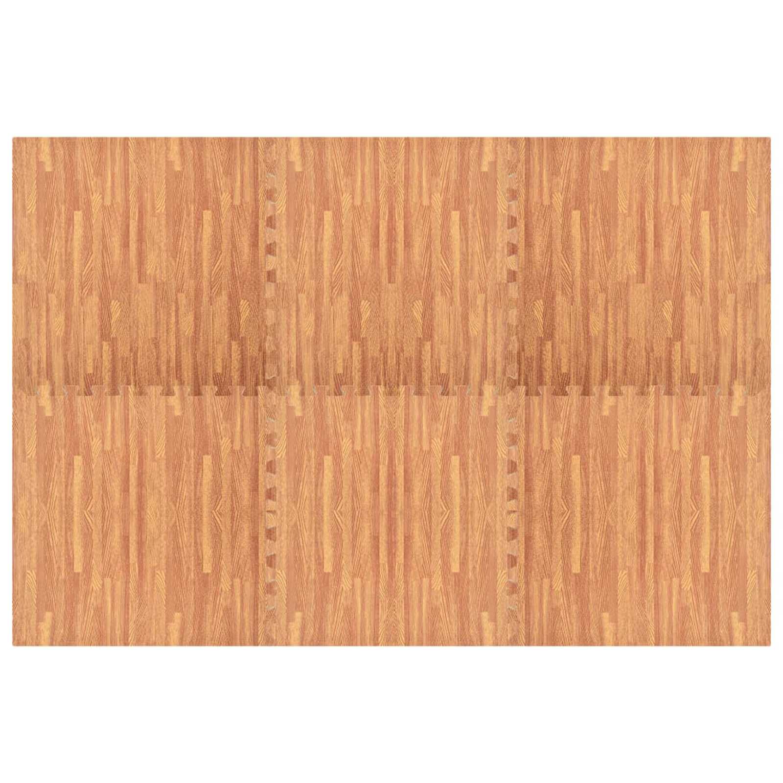 Pool Bodenteppich 6 pcs Holz 4,32 ㎡ EVA-Schaum