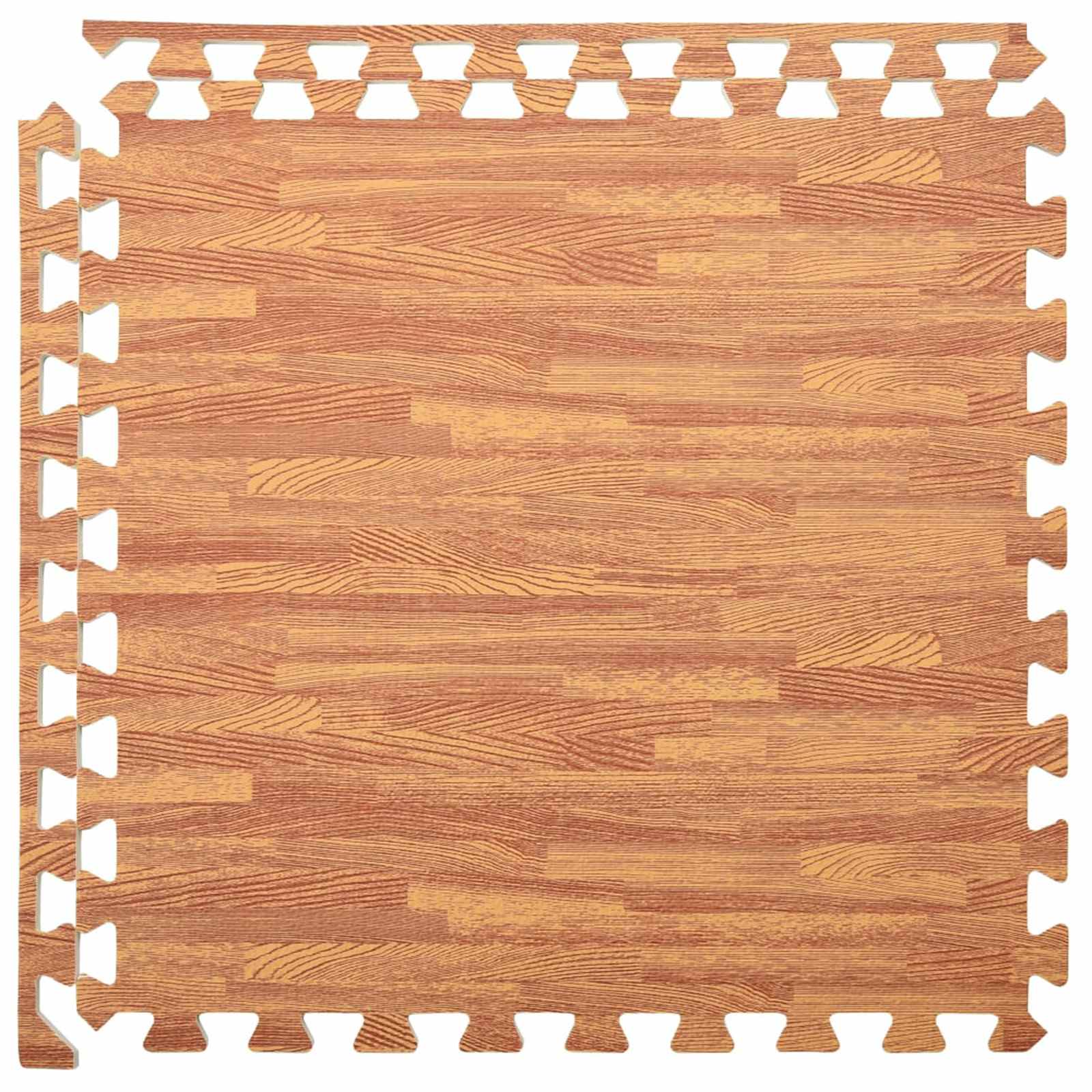 Pool Bodenteppich 6 pcs Holz 4,32 ㎡ EVA-Schaum