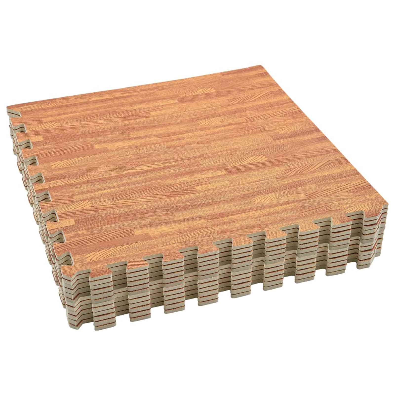 Pool Bodenteppich 12 pcs Holz 4,32 ㎡ EVA-Schaum