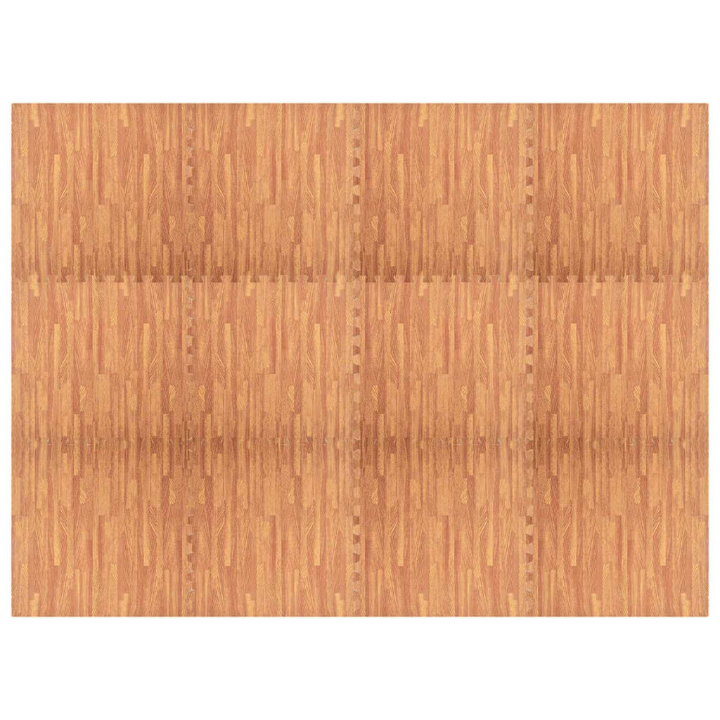 Pool Bodenteppich 12 pcs Holz 4,32 ㎡ EVA-Schaum