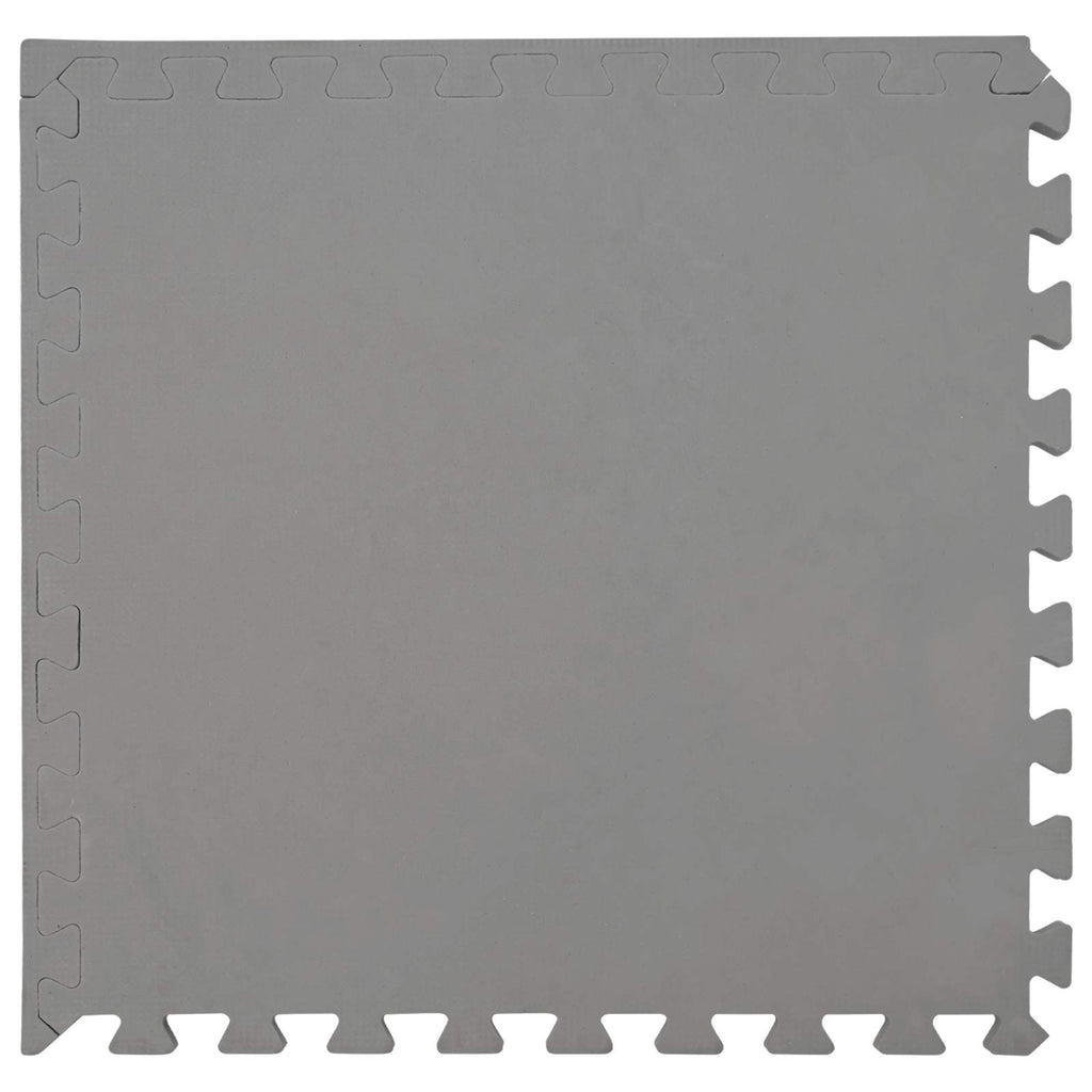 Pool Bodenschutzmatte 24 pcs Grau 8,64 m² EVA-Schaum