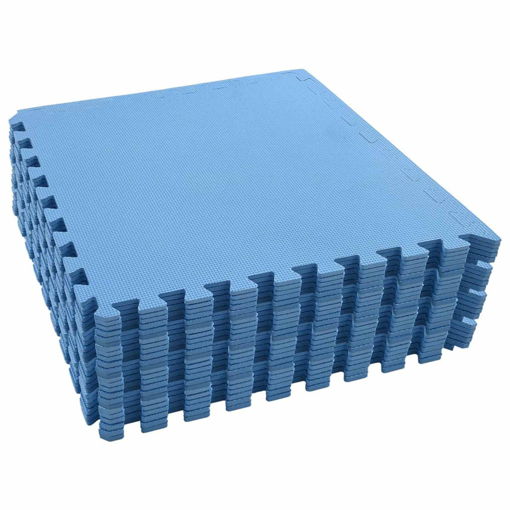 Pool Bodenteppich 24 pcs Blau 8,64 ㎡ EVA-Schaum