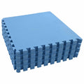 Pool Bodenteppich 24 pcs Blau 8,64 ㎡ EVA-Schaum