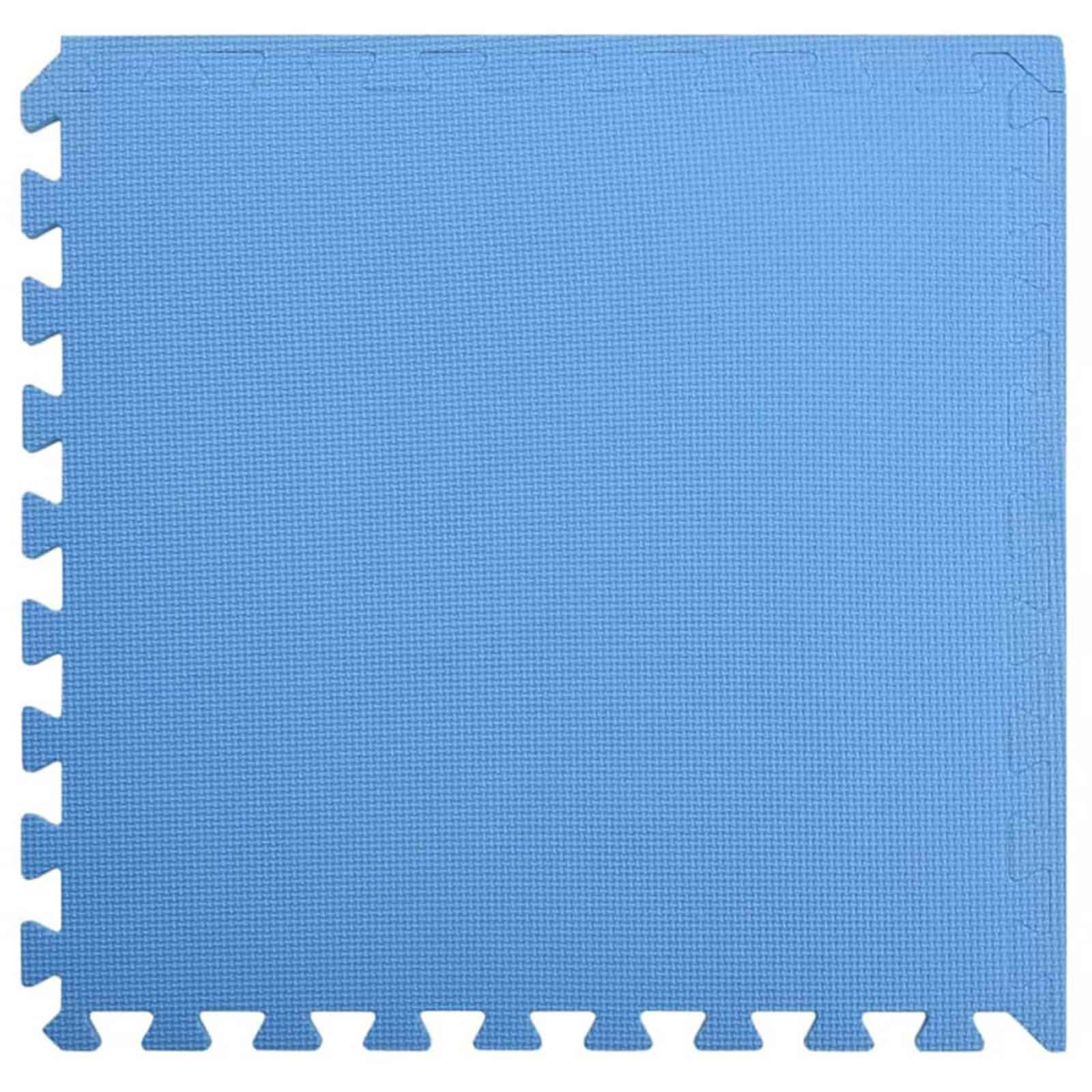 Pool Bodenteppich 24 pcs Blau 8,64 ㎡ EVA-Schaum