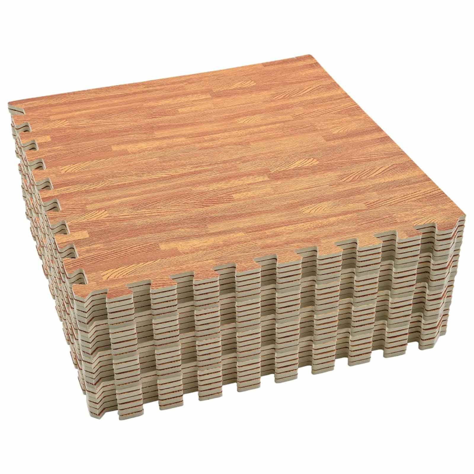 Pool Bodenteppich 24 pcs Holz 8,64 ㎡ EVA-Schaum