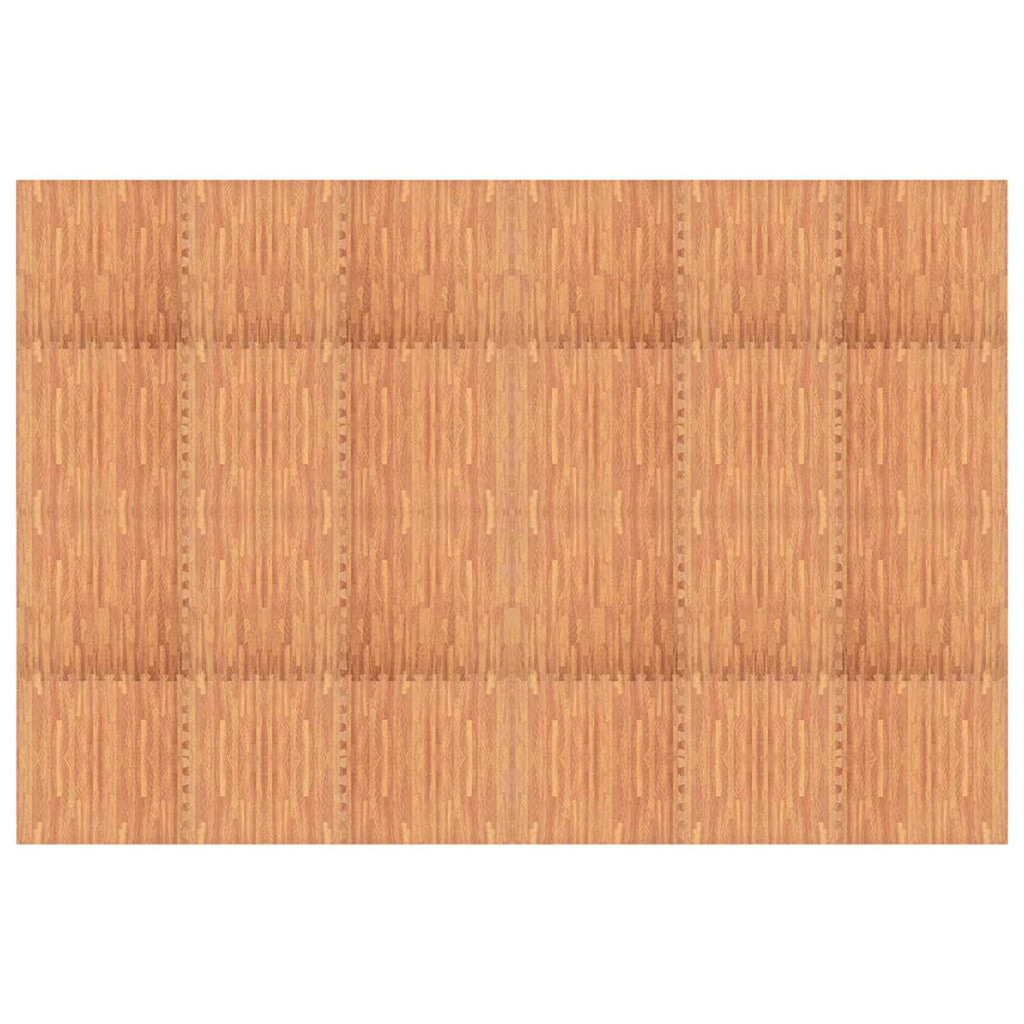 Pool Bodenteppich 24 pcs Holz 8,64 ㎡ EVA-Schaum