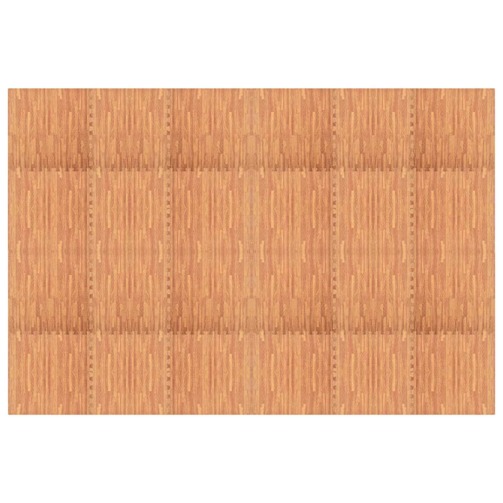 Pool Bodenteppich 24 pcs Holz 8,64 ㎡ EVA-Schaum