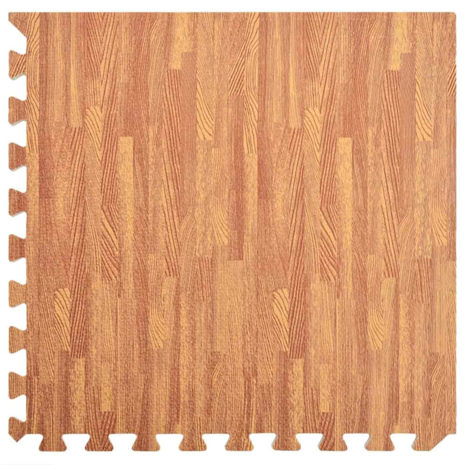 Pool Bodenteppich 24 pcs Holz 8,64 ㎡ EVA-Schaum