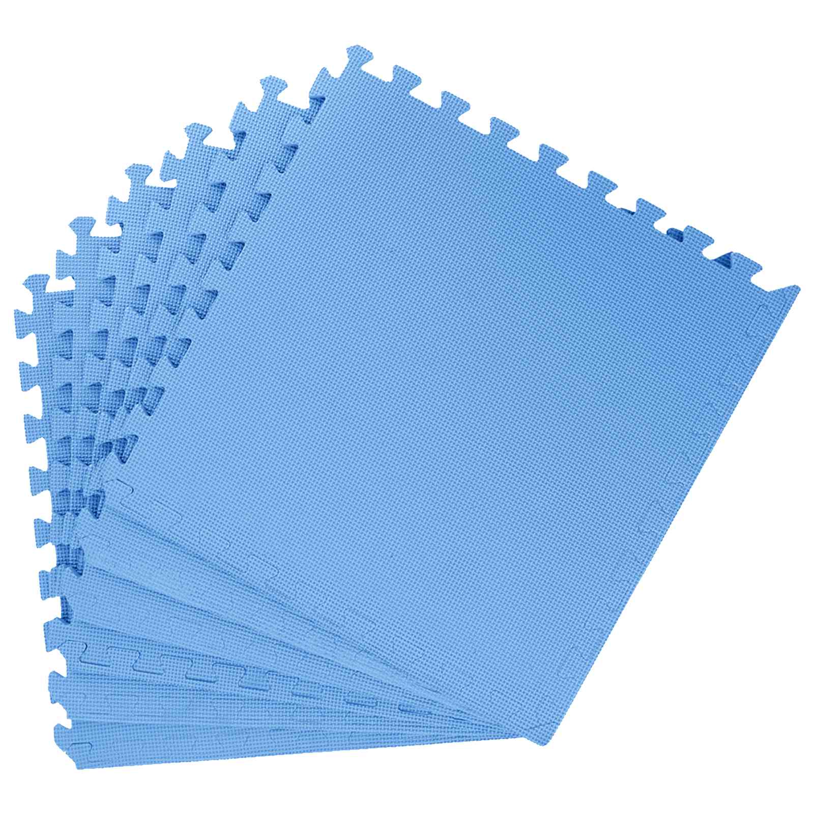 Pool Bodenschutzmatte 50 pcs Blau 18 m² EVA-Schaum