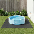 Pool Bodenschutzmatte 24 pcs Schwarz 8,64 m² EVA-Schaum