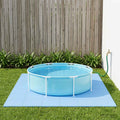 Pool Bodenschutzmatte 24 pcs Blau 8,64 m² EVA-Schaum