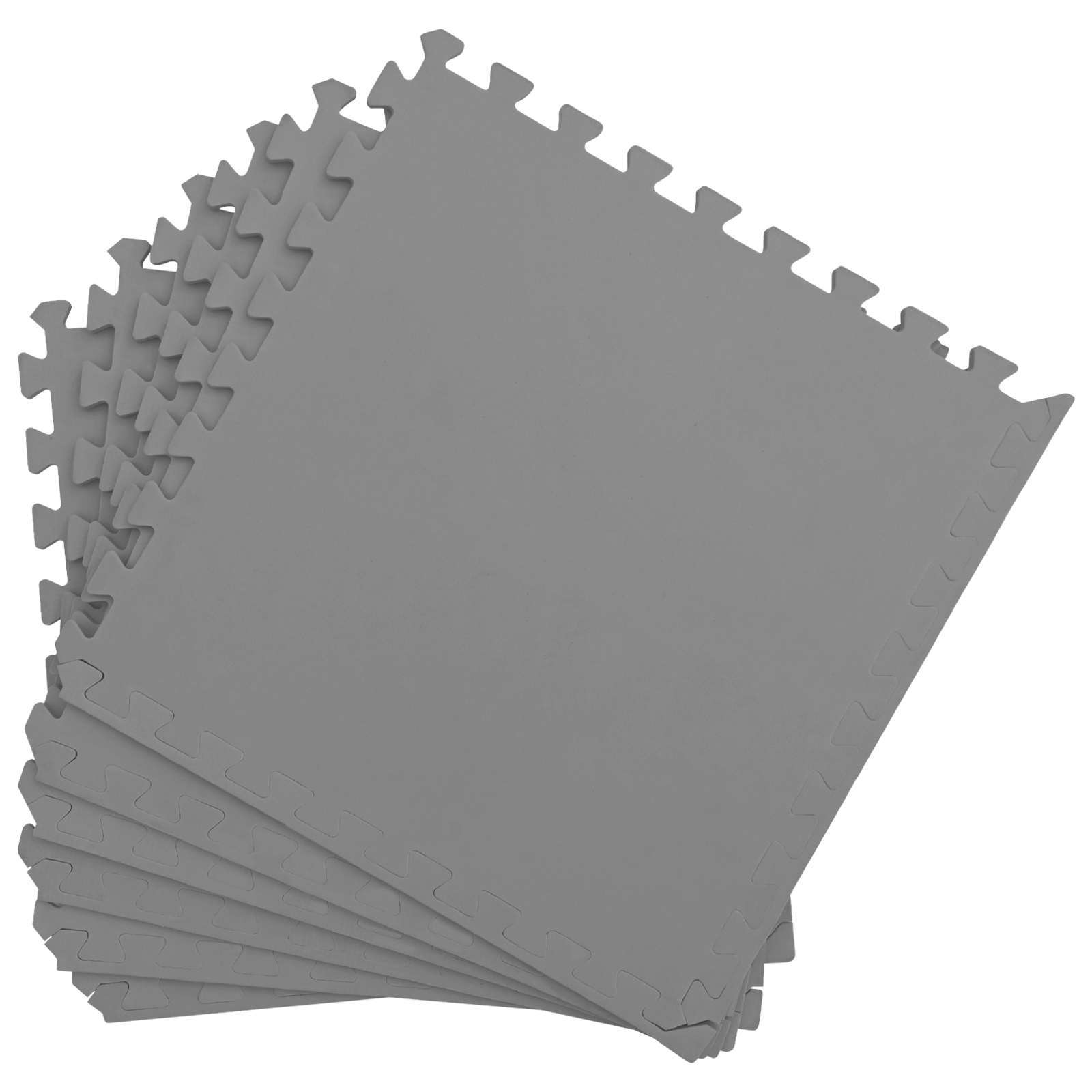 Pool Bodenschutzmatte 40 pcs Grau 14,4 m² EVA-Schaum