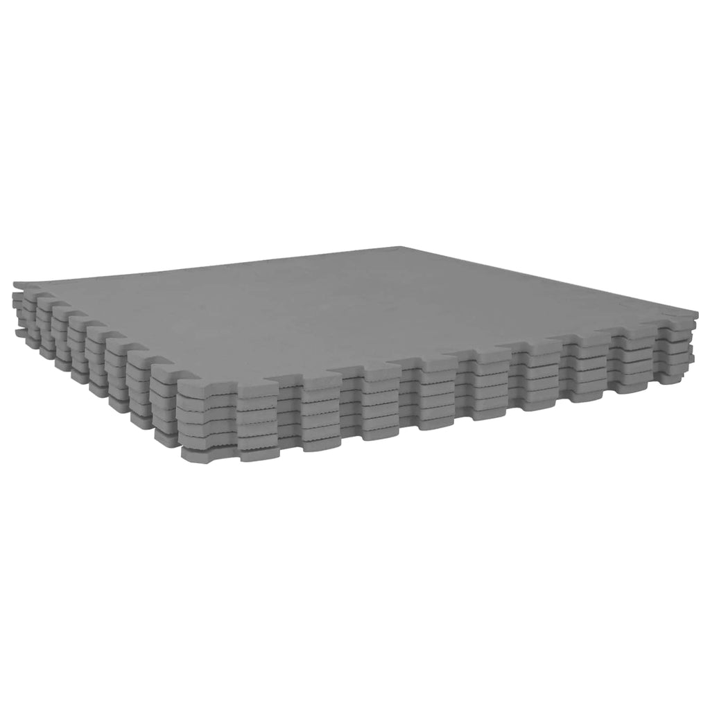 Pool Bodenschutzmatte 50 pcs Grau 18 m² EVA-Schaum