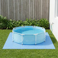 Pool Bodenschutzmatte 6 pcs Blau 2,16 m² EVA-Schaum