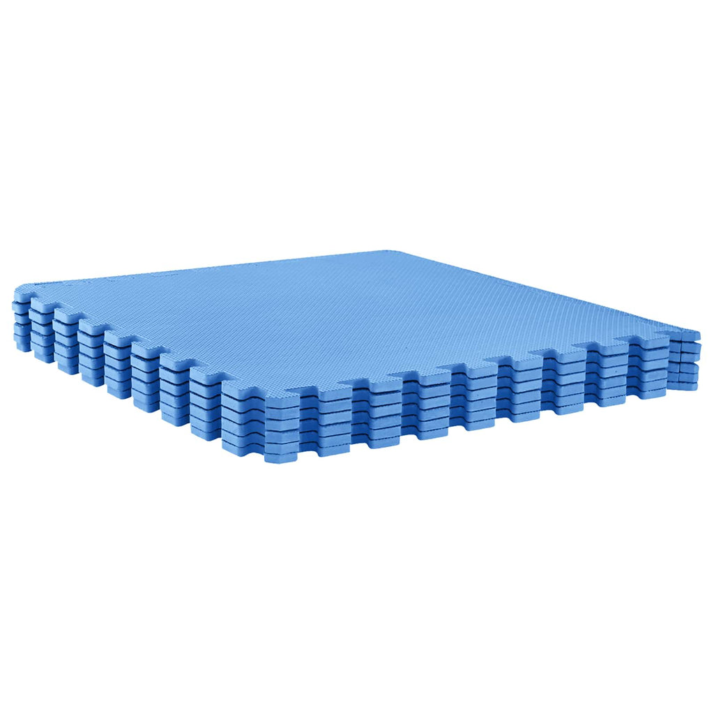 Pool Bodenschutzmatte 6 pcs Blau 2,16 m² EVA-Schaum