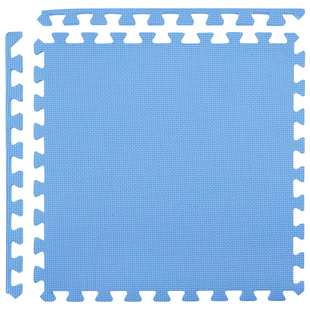 Pool Bodenschutzmatte 6 pcs Blau 2,16 m² EVA-Schaum