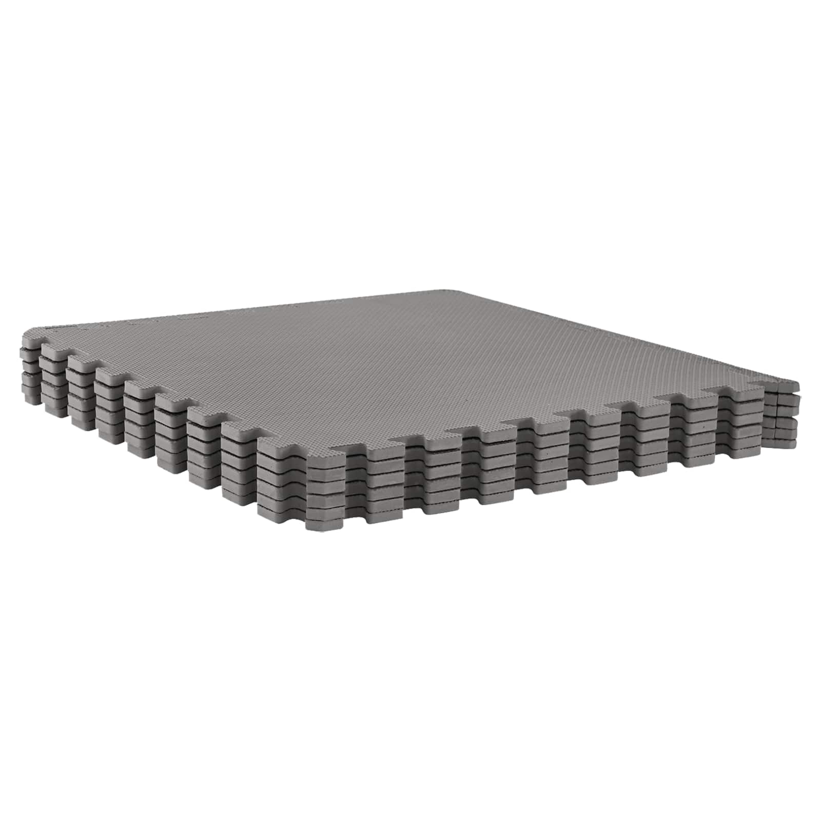 Pool Bodenschutzmatte 24 pcs Grau 8,64 m² EVA-Schaum
