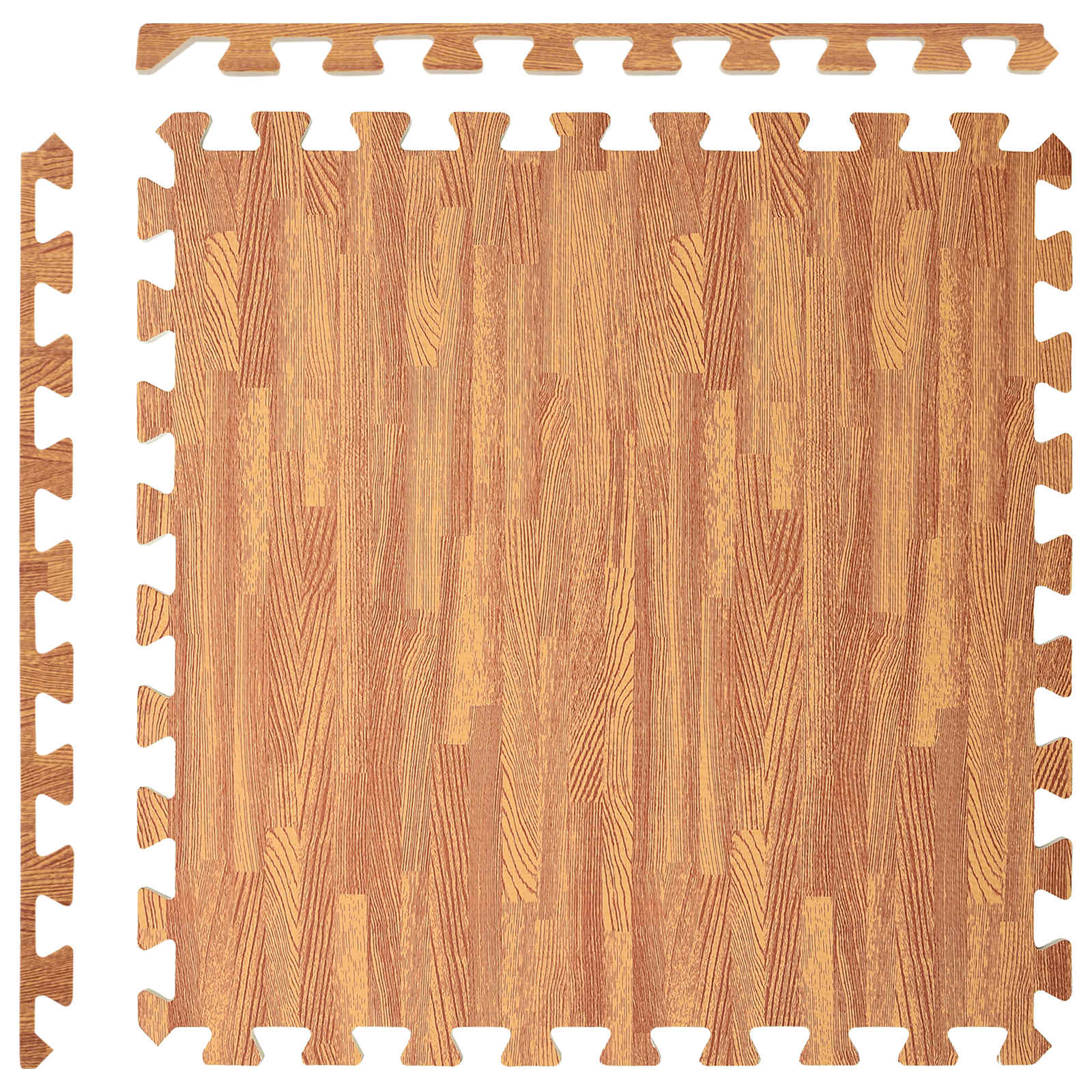 Pool Bodenschutzmatte 24 pcs Holz 8,64 m² EVA-Schaum