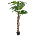 Künstliche Monstera Pflanze Grün 94 x 18 x 170 cm