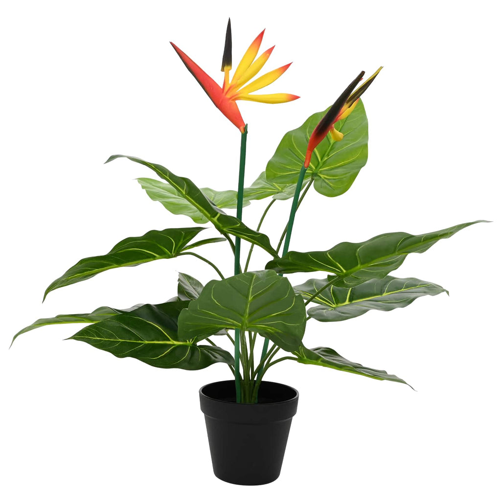 Künstliche Strelitzia-Pflanze Grün 65 x 13 x 55 cm