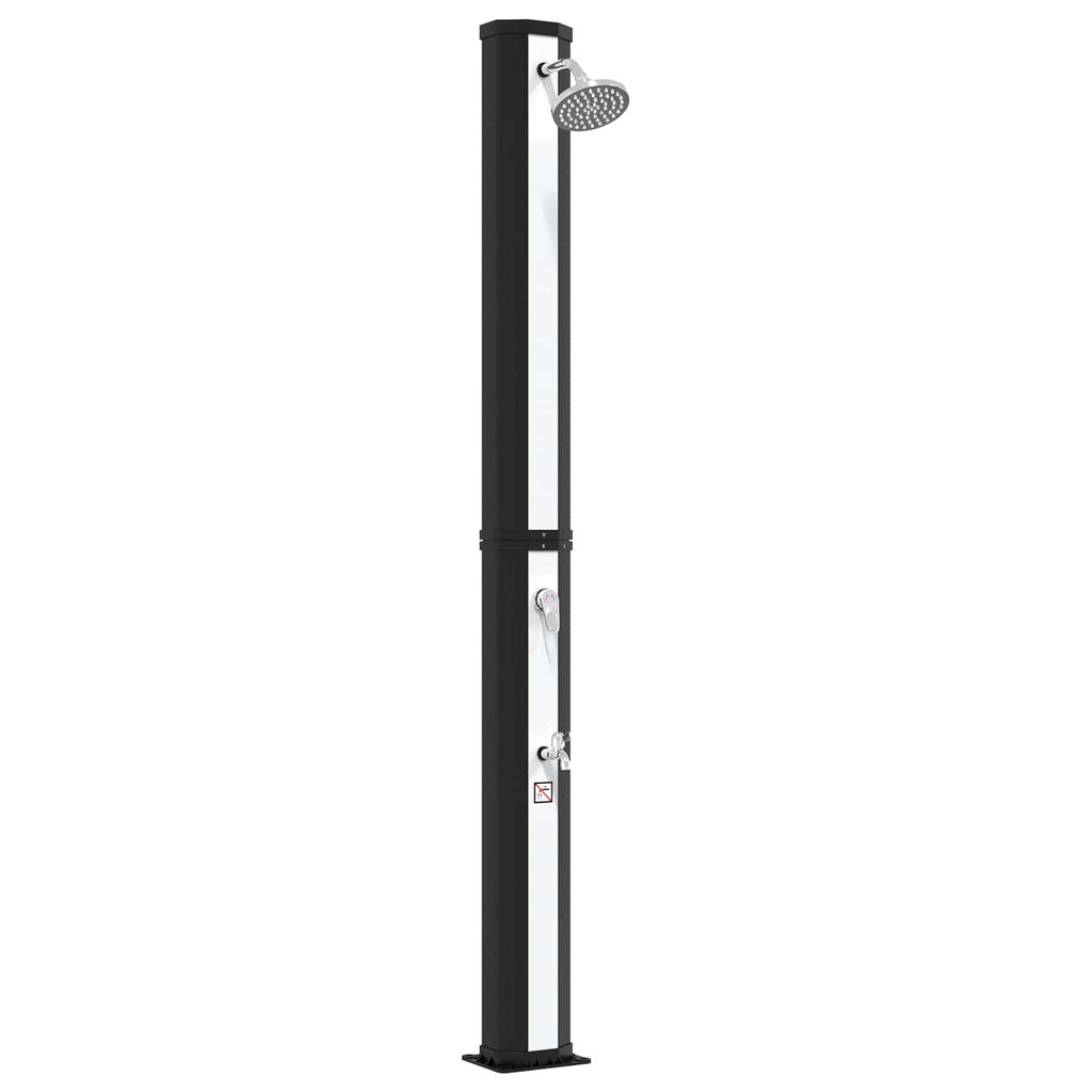 Solardusche mit Duschkopf und Wasserhahn 40 L