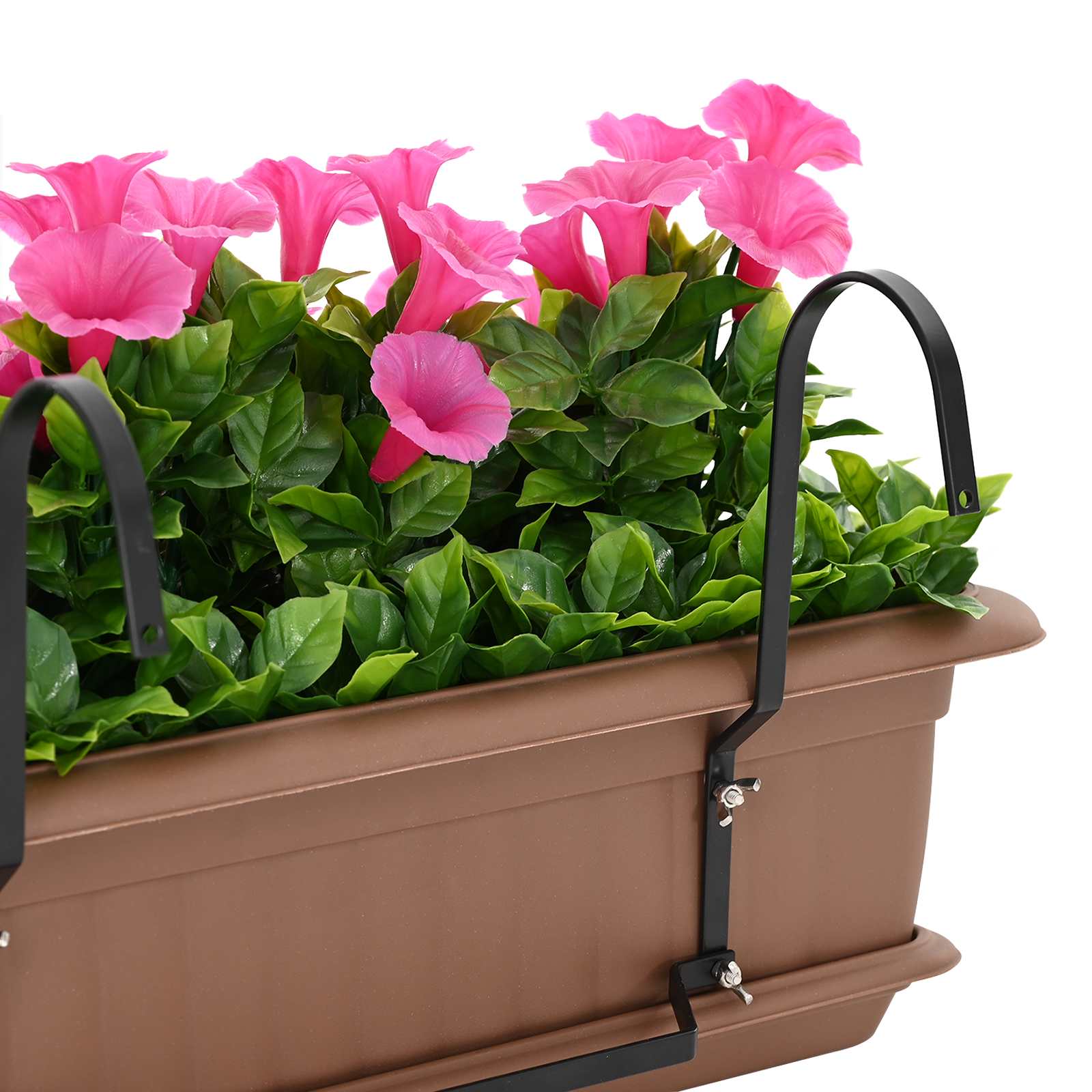 Künstliche Blumen Purpurrot 55 x 20 x 55 cm PE und Stahl