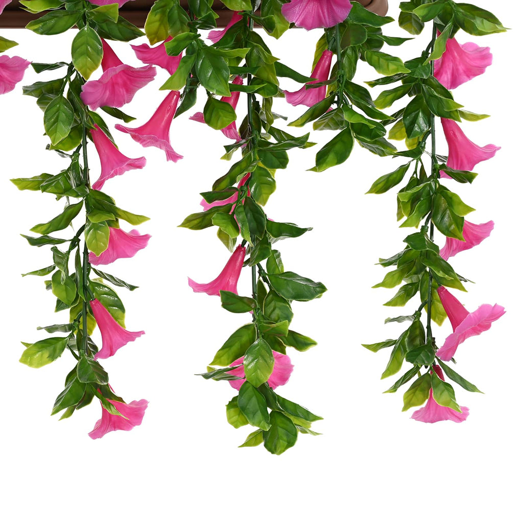 Künstliche Blumen Purpurrot 55 x 20 x 55 cm PE und Stahl