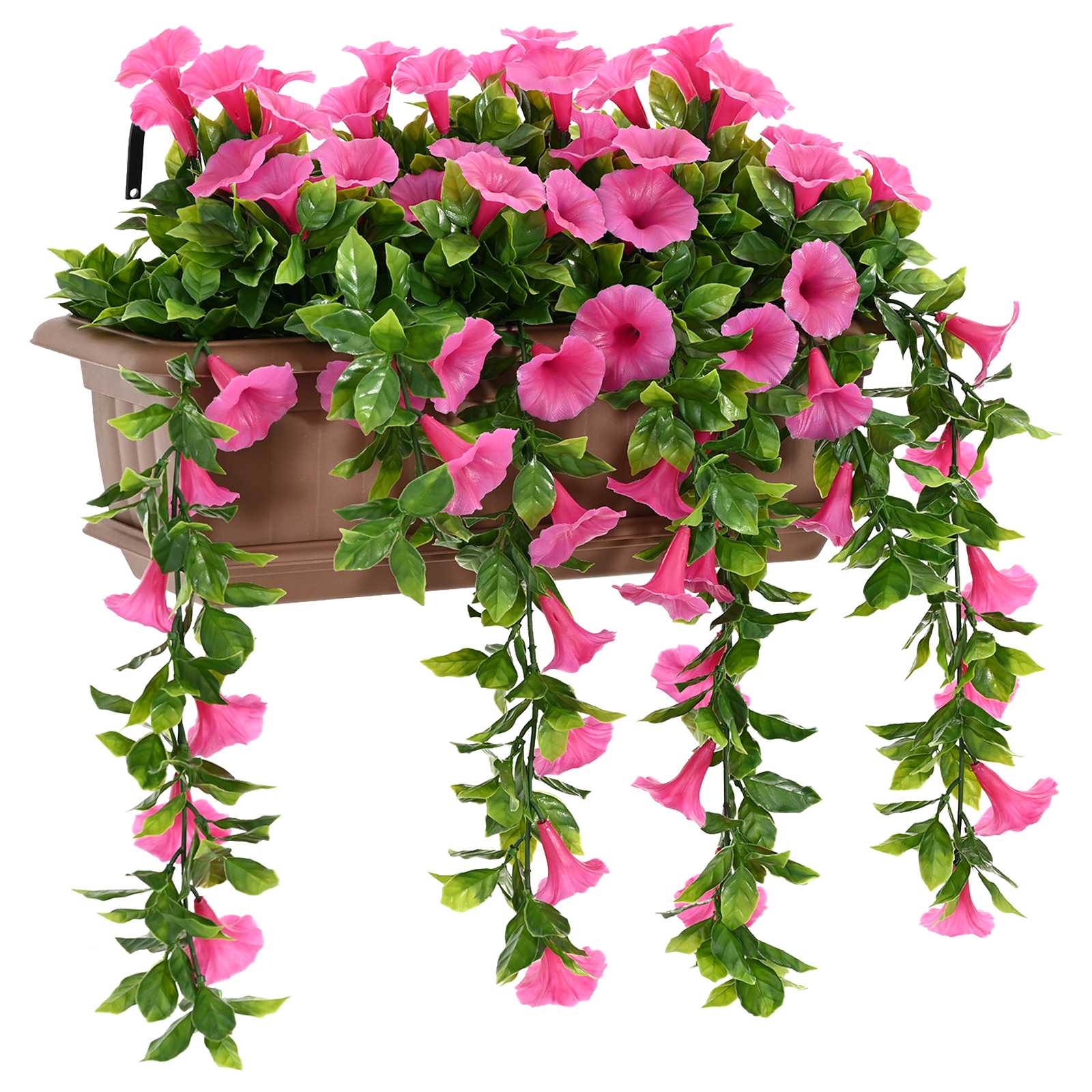 Künstliche Blumen Purpurrot 55 x 20 x 55 cm PE und Stahl