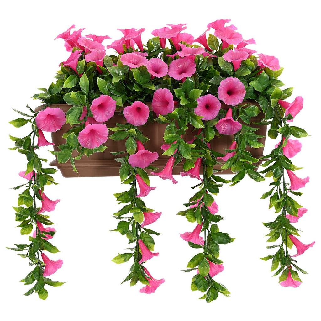 Künstliche Blumen Purpurrot 55 x 20 x 55 cm PE und Stahl