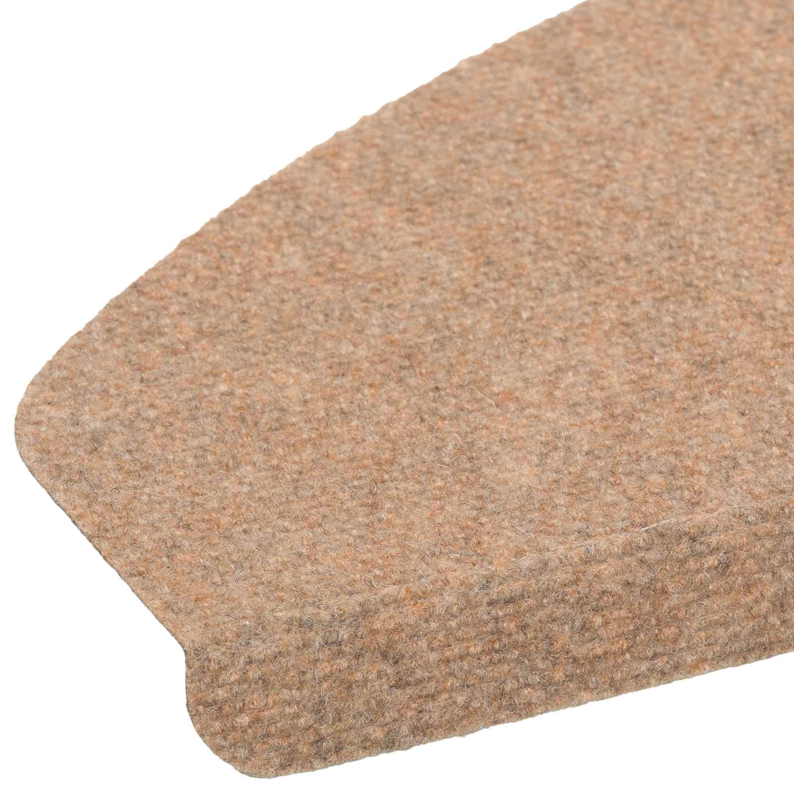 Selbstklebende Treppenschoner 15 pcs Beige 80 x 28 x 3,5 cm