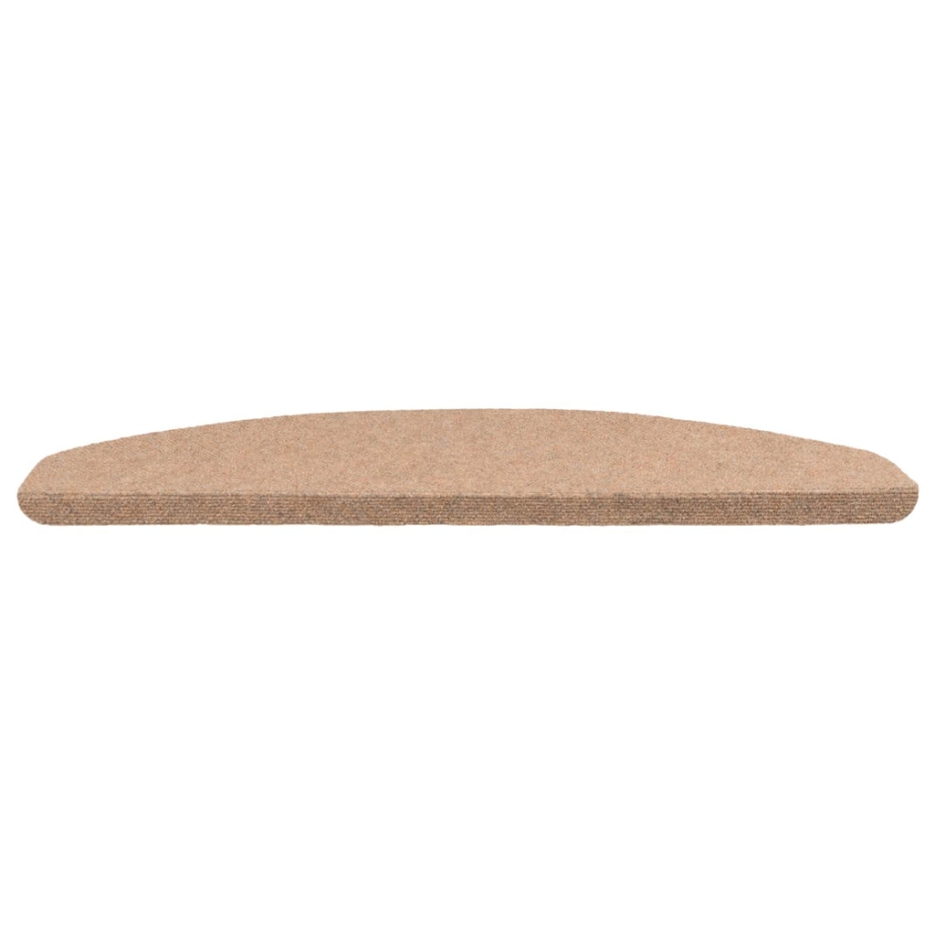 Selbstklebende Treppenschoner 15 pcs Beige 80 x 28 x 3,5 cm