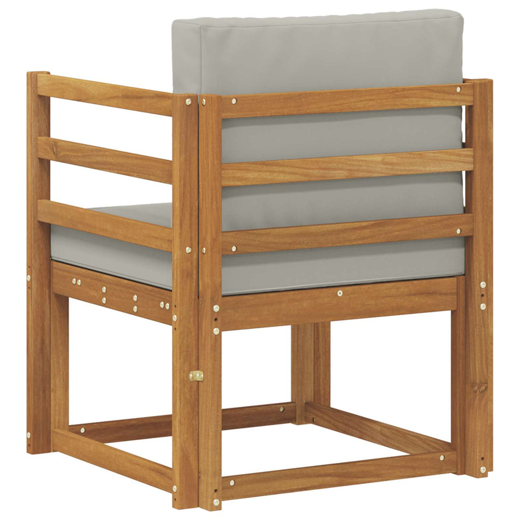 Outdoor-Sofa Massives Akazienholz und Polyester