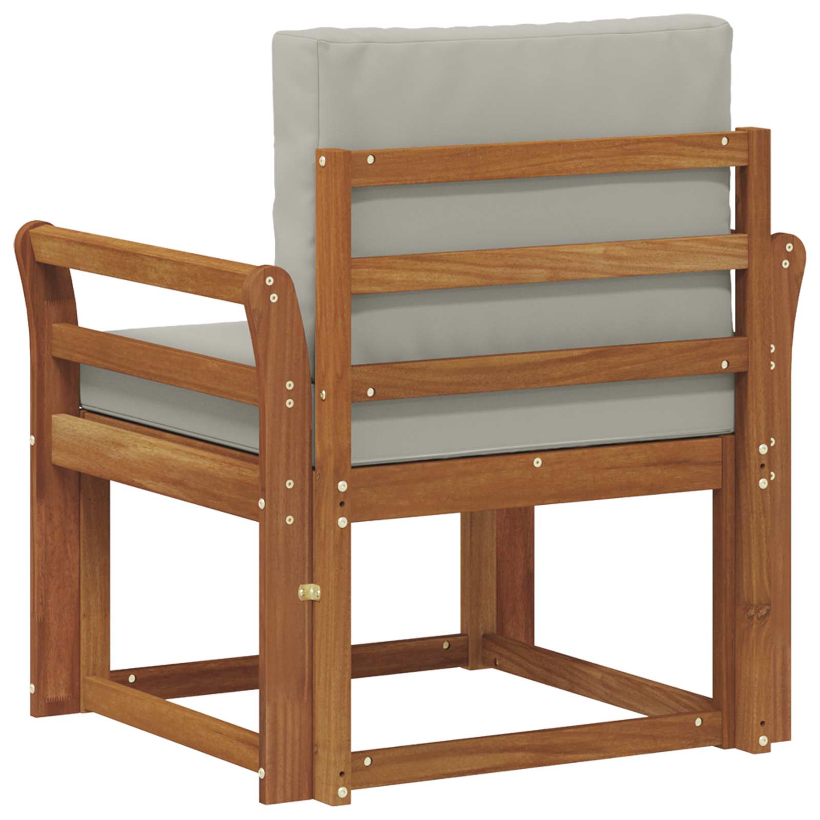 Outdoor-Sofa Massives Akazienholz und Polyester
