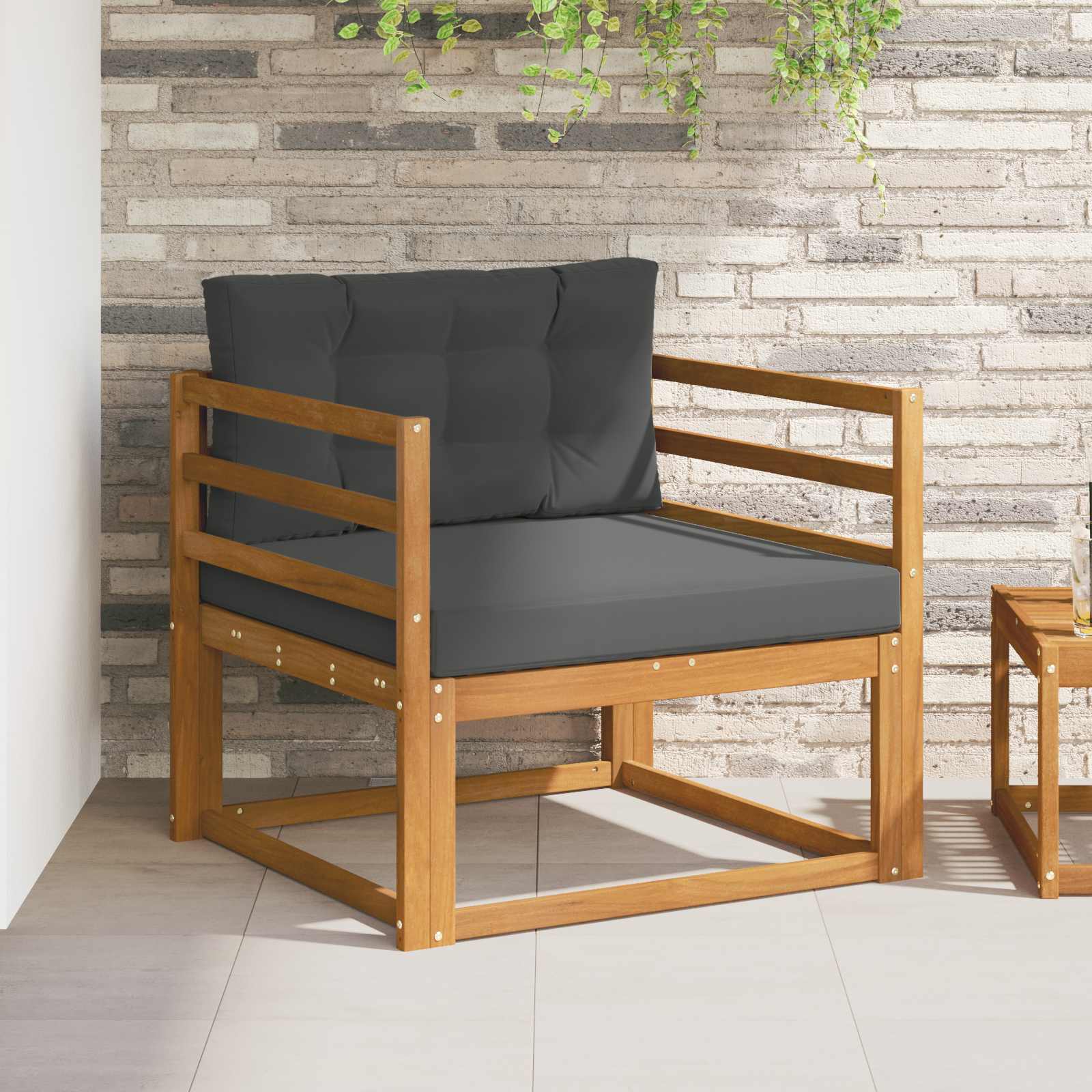 Outdoor Mittelsofa Natur