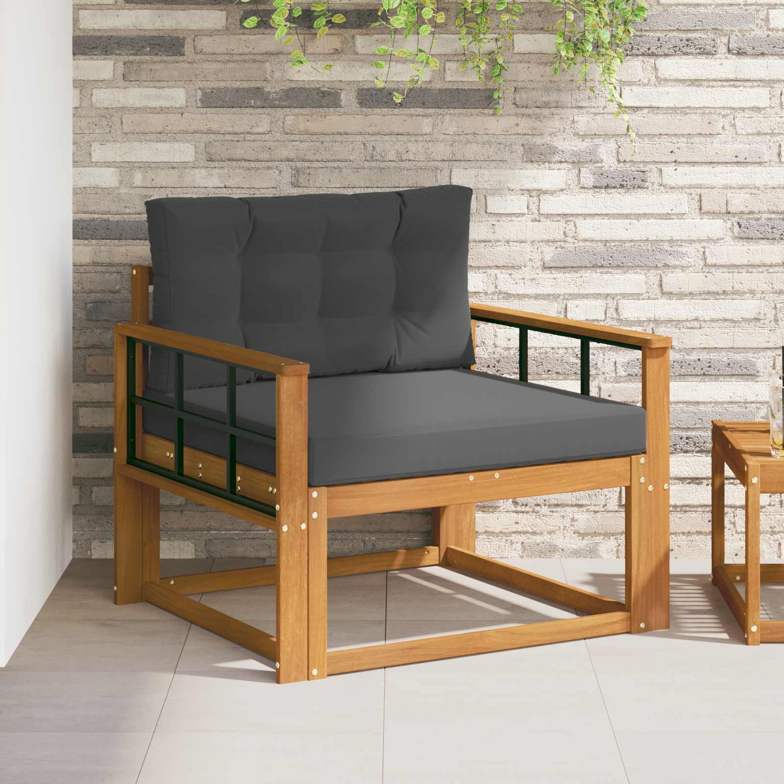 Outdoor Mittelsofa Natur