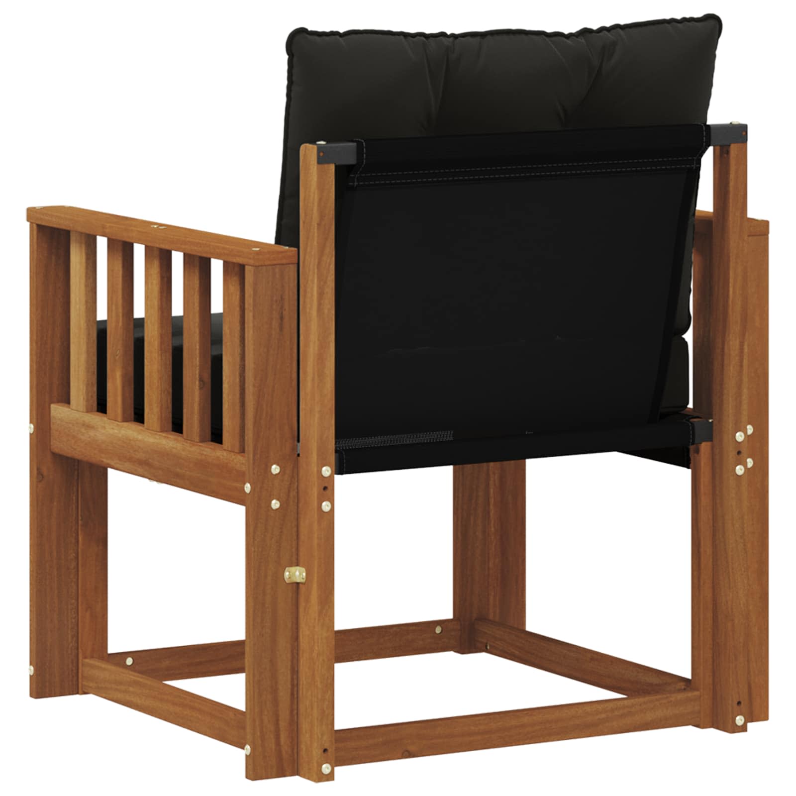 2 Stück Outdoor-Sofa Massivholz Akazie Natur