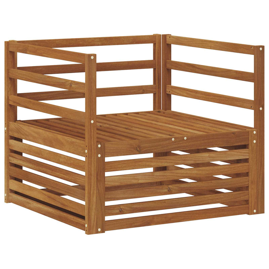 2 Stück Outdoor-Sofa Natur
