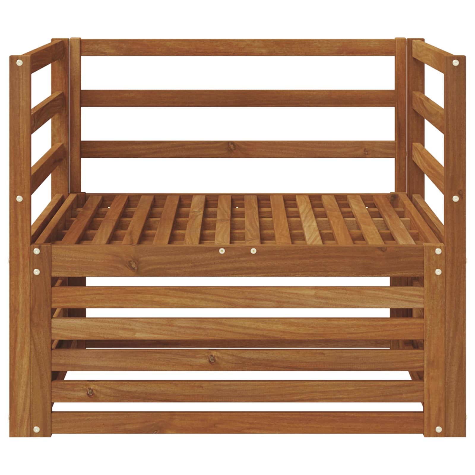 2 Stück Outdoor-Sofa Natur