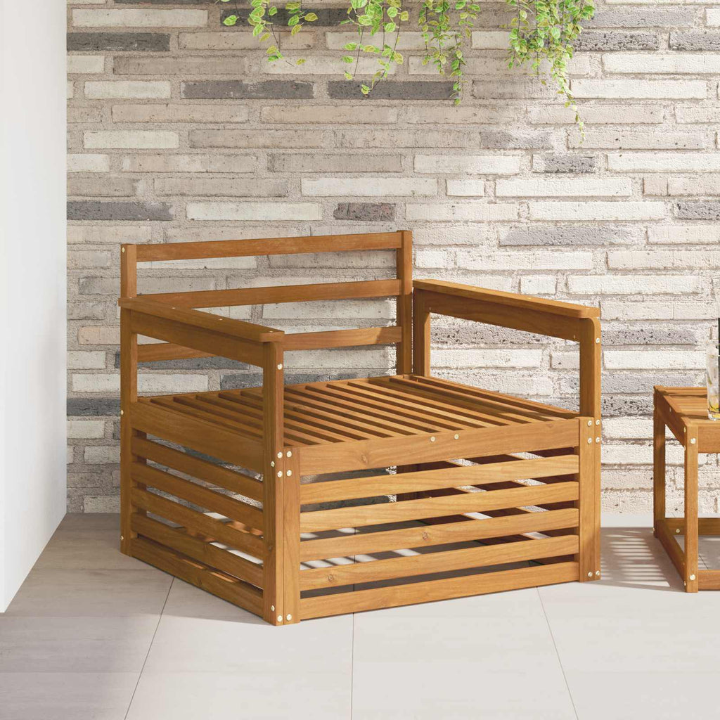 2 Stück Outdoor-Sofa Natur