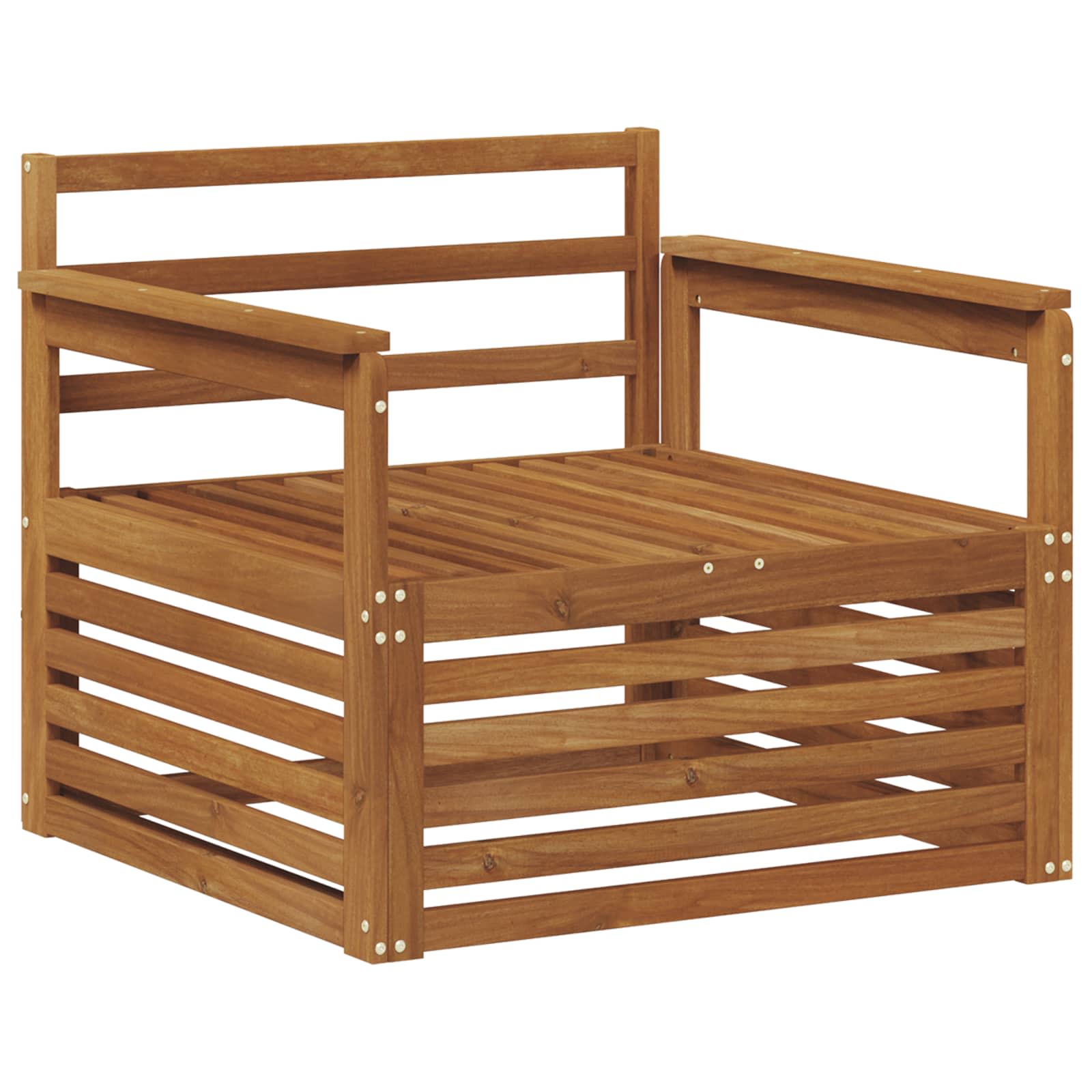 2 Stück Outdoor-Sofa Natur