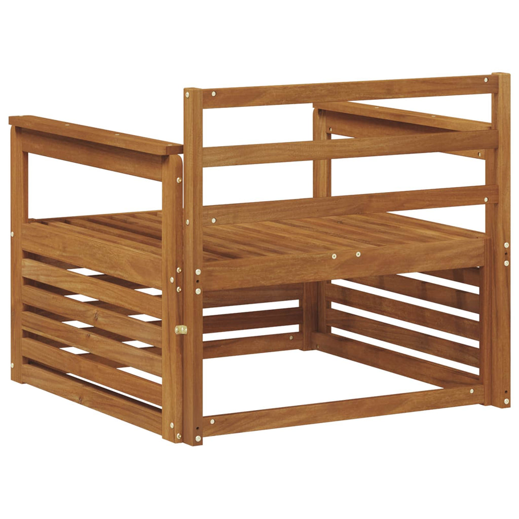 2 Stück Outdoor-Sofa Natur
