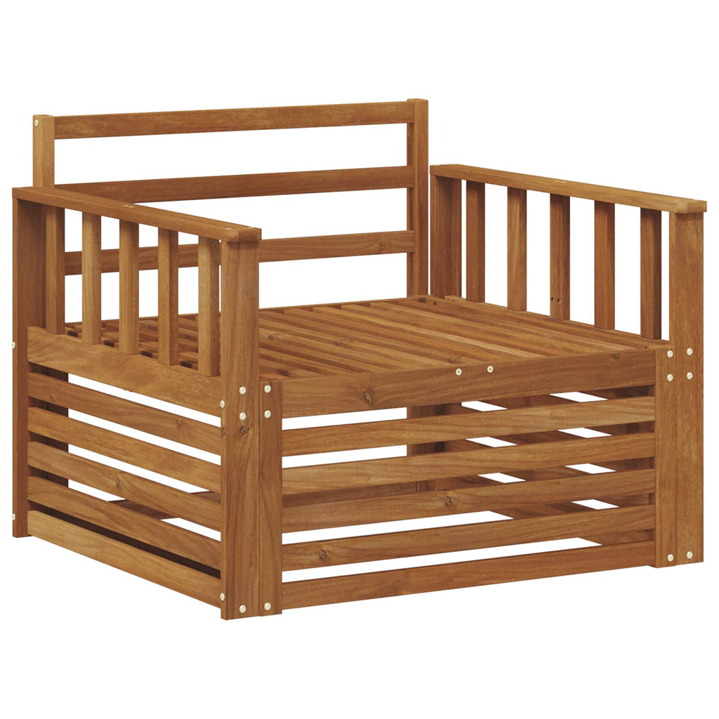 2 Stück Outdoor-Sofa Natur