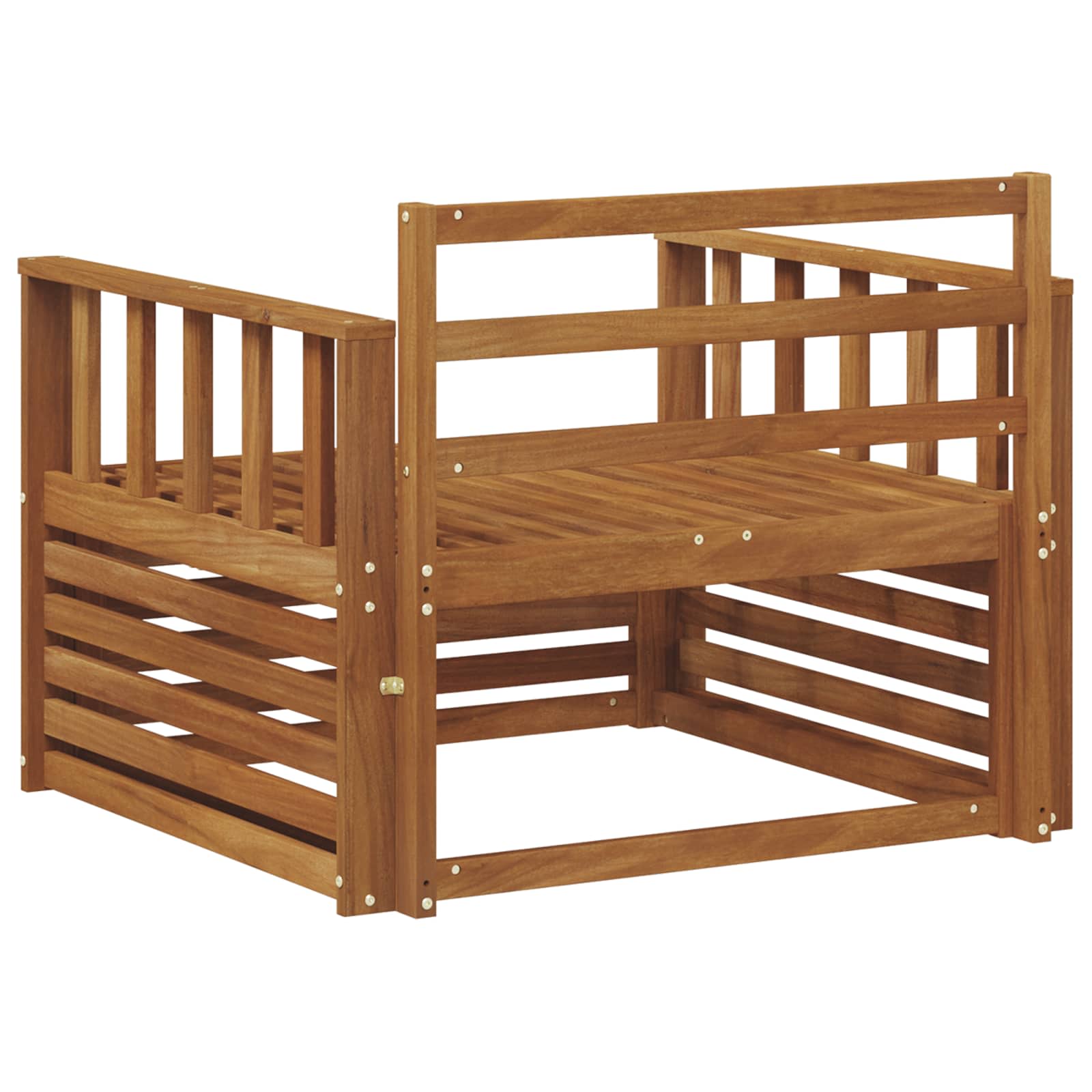 2 Stück Outdoor-Sofa Natur