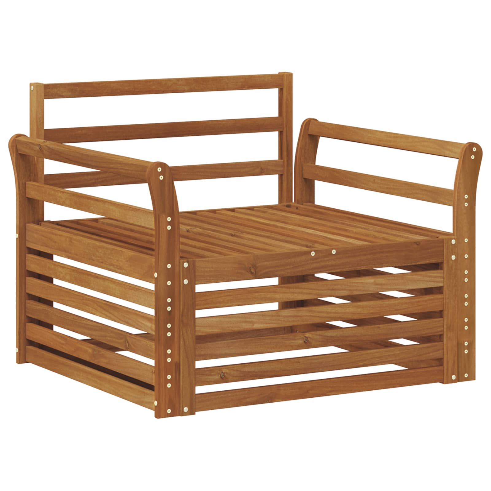 2 Stück Outdoor-Sofa Natur