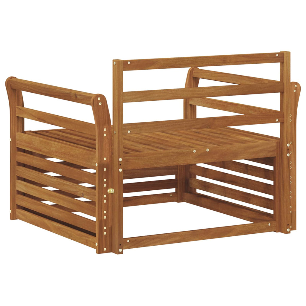 2 Stück Outdoor-Sofa Natur