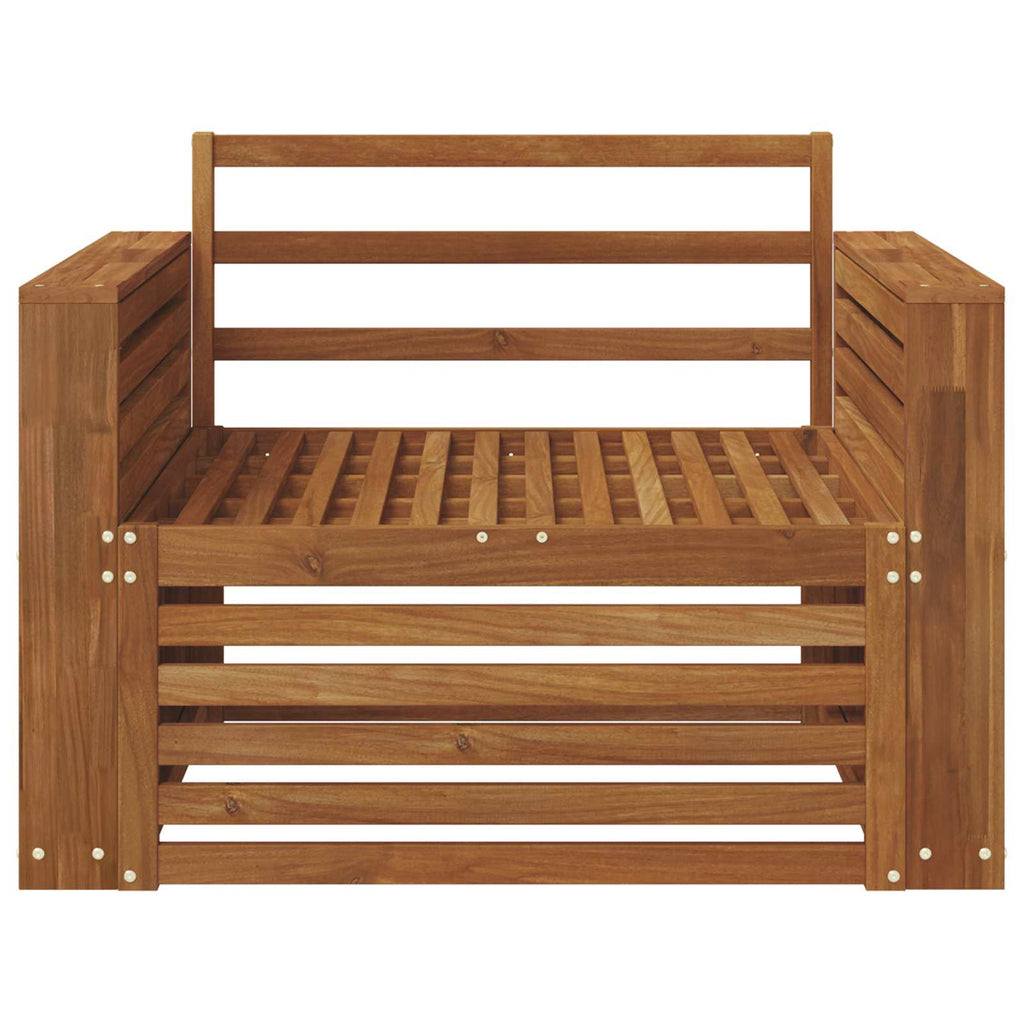 2 Stück Outdoor-Sofa Natur