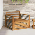 2 Stück Outdoor-Sofa Natur